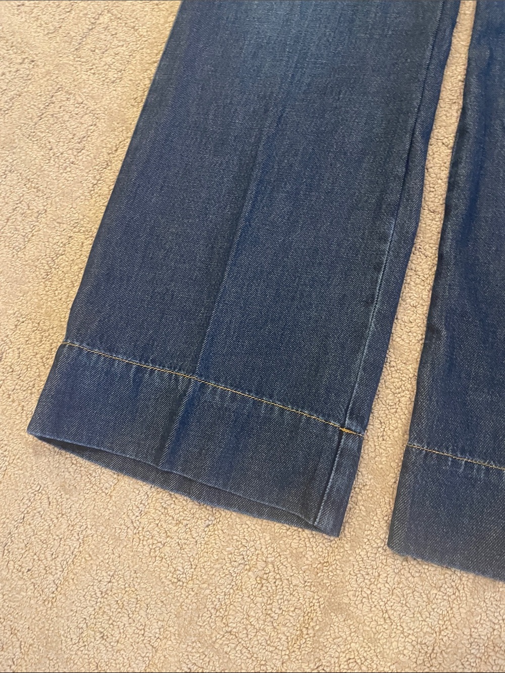CAbi Dark Blue Wide-Leg Tie-Waist Jeans - Picture 4 of 6